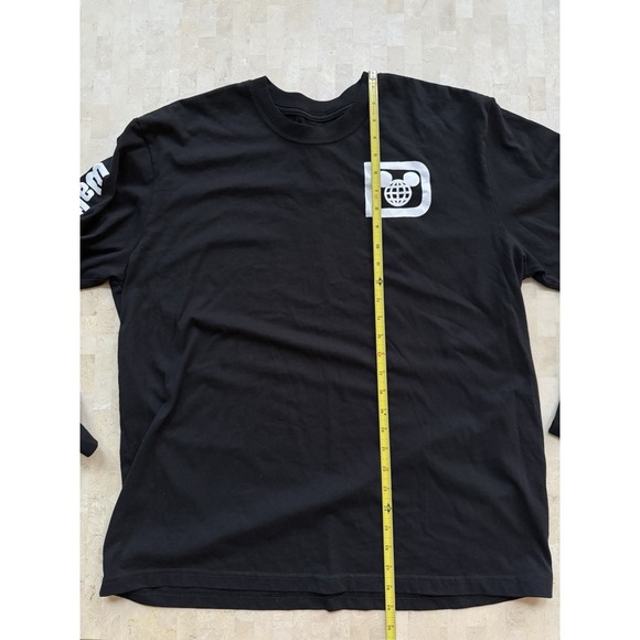 Official Walt Disney World Long Sleeve T Shirt Black w/logo Mickey Sz XL - Picture 3 of 5
